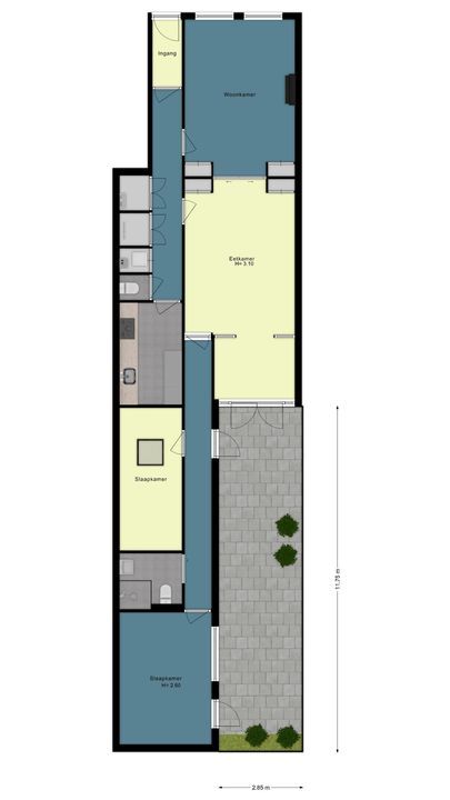 Obrechtstraat 295, Den Haag plattegrond-44