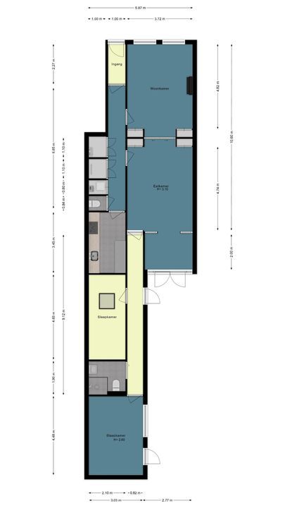 Obrechtstraat 295, Den Haag plattegrond-44