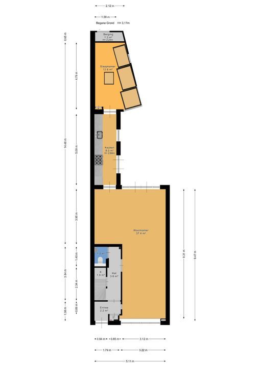Pompstationsweg 18, Den Haag plattegrond-47
