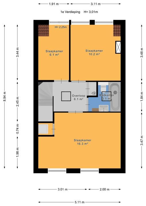 Pompstationsweg 18, Den Haag plattegrond-47