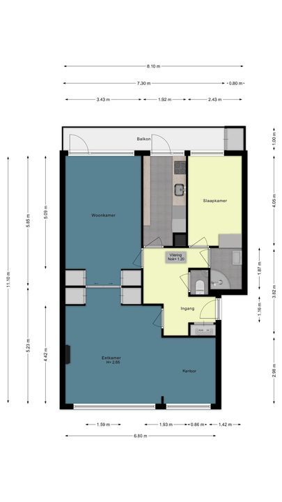 Lübeckstraat 154, Den Haag plattegrond-44