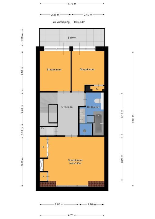 Appelstraat 10, Den Haag plattegrond-55