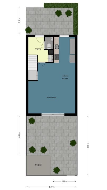 Corbulolaan 62, Naaldwijk plattegrond-53