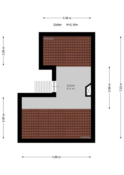Olgaland 23, Den Haag plattegrond-52