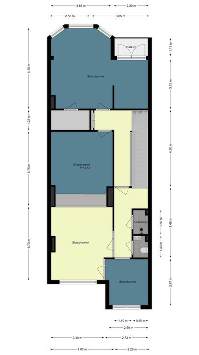 Groot Hertoginnelaan 203, Den Haag plattegrond-71
