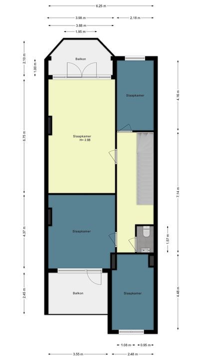 Groot Hertoginnelaan 203, Den Haag plattegrond-71
