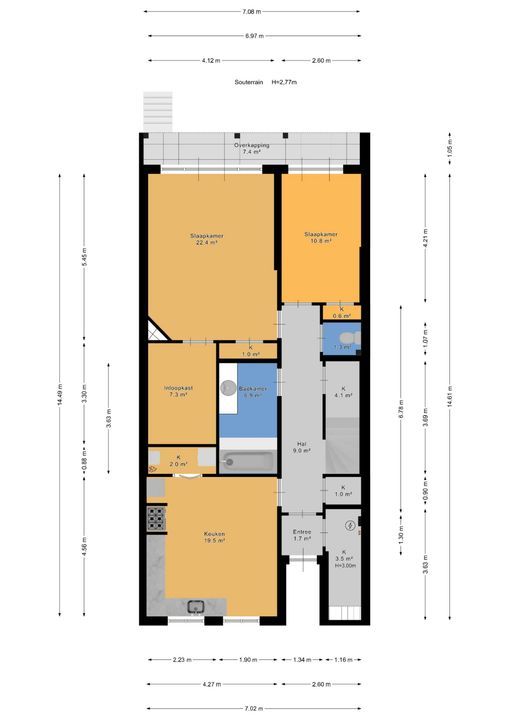 Groot Hertoginnelaan 27, Den Haag plattegrond-50