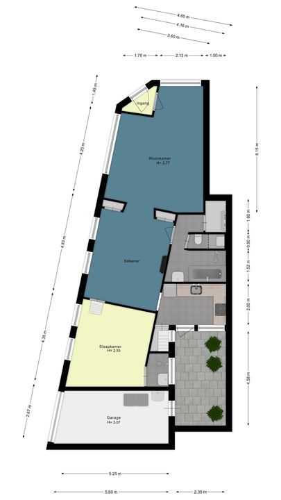 Columbusstraat 2, Den Haag plattegrond-45