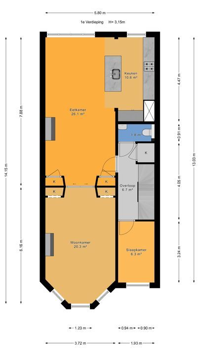 Daguerrestraat 110, Den Haag plattegrond-69