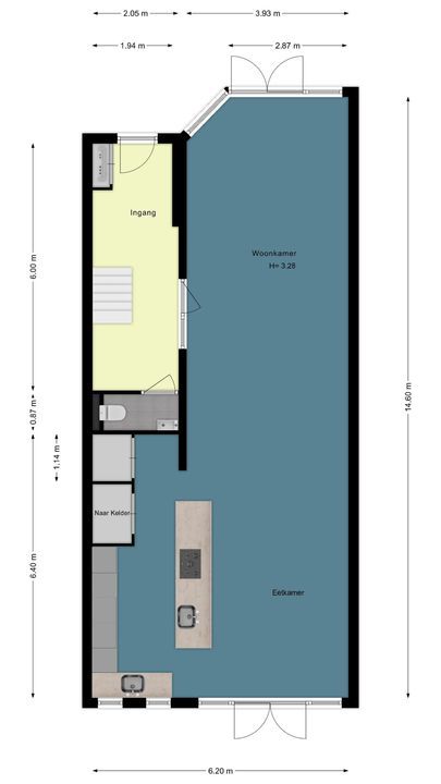 Danckertsstraat 1, Den Haag plattegrond-84
