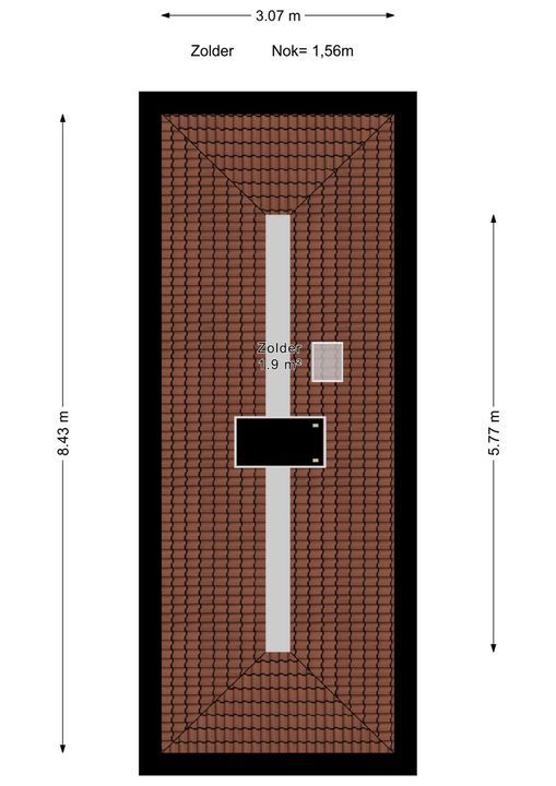 De Perponcherstraat 24 B, Den Haag plattegrond-47