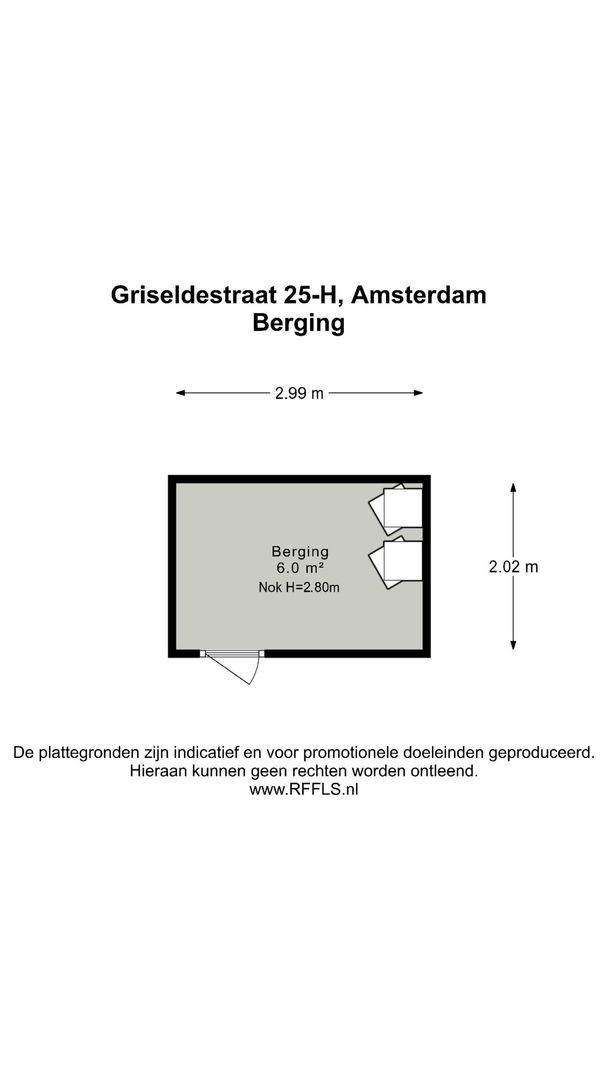 Griseldestraat 25 H, Amsterdam plattegrond-2
