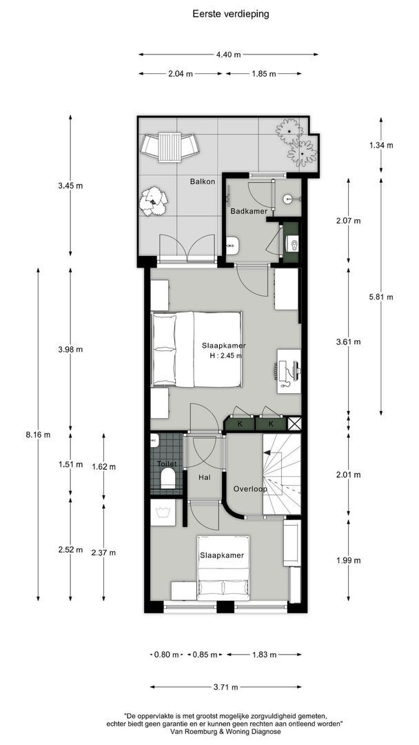Tweede Boomdwarsstraat 10, Amsterdam plattegrond-3