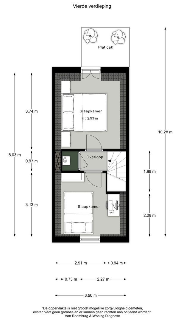 Tweede Boomdwarsstraat 10, Amsterdam plattegrond-5