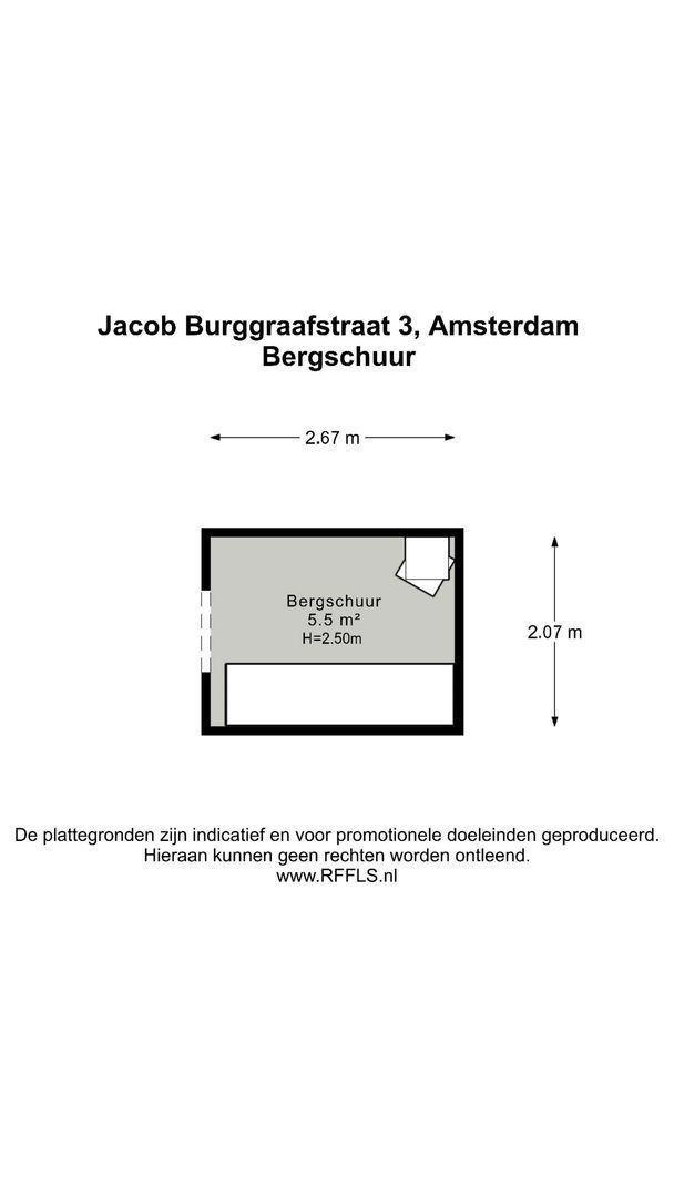 Jacob Burggraafstraat 3, Amsterdam plattegrond-2