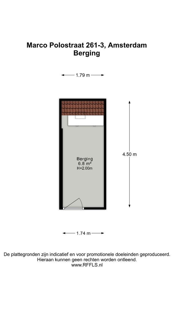 Marco Polostraat 261 3, Amsterdam plattegrond-1