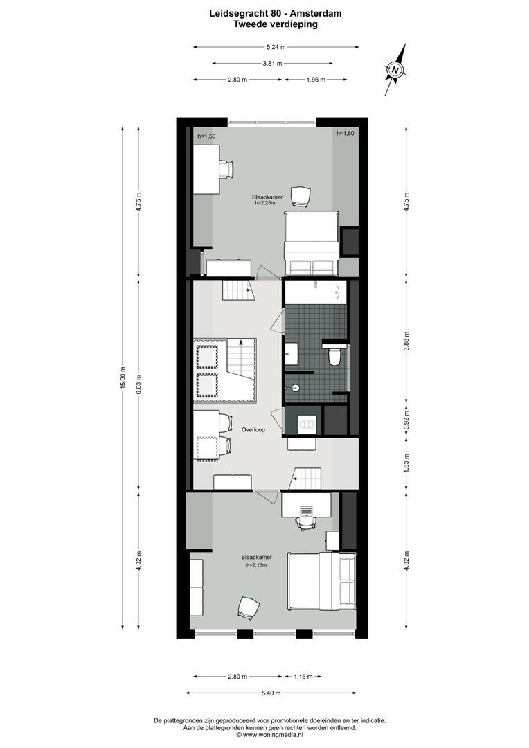 Leidsegracht 80, Amsterdam plattegrond-4