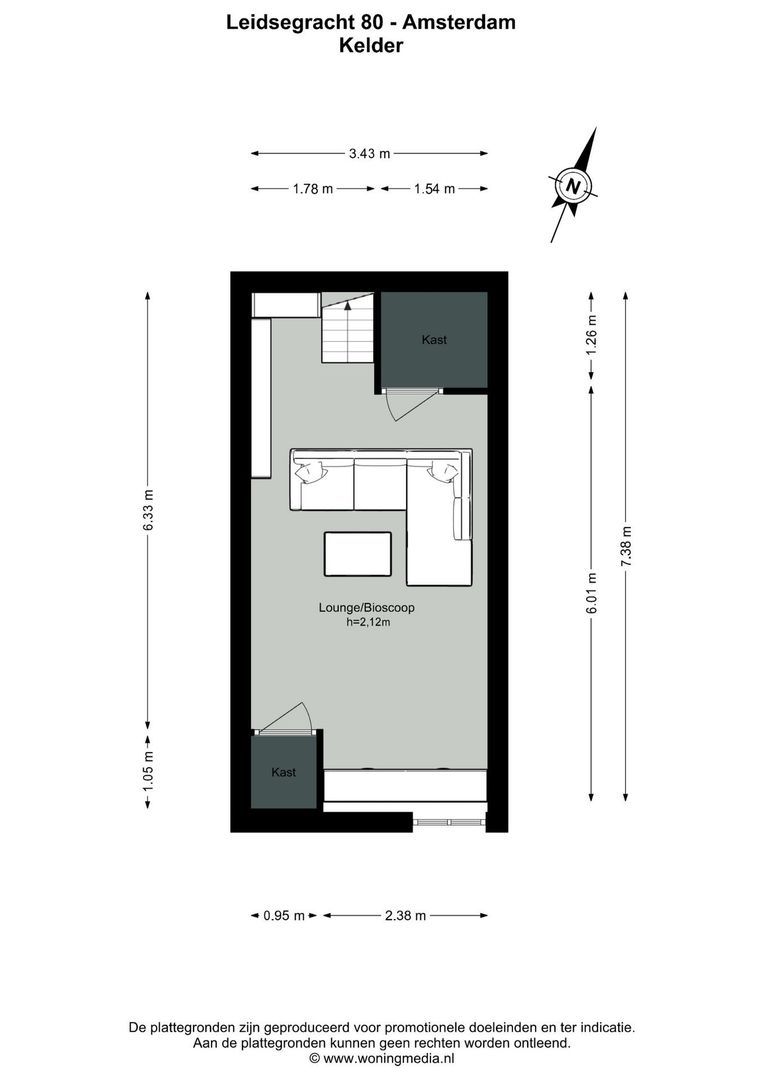 Leidsegracht 80, Amsterdam plattegrond-0