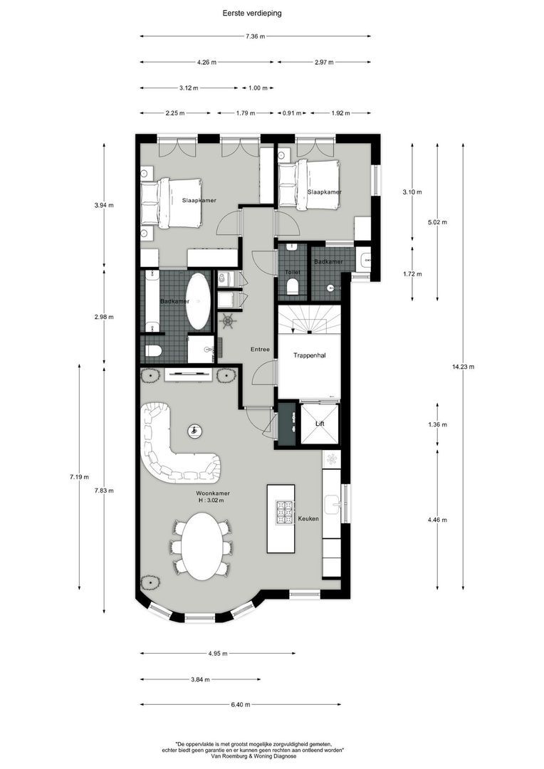 Waldeck Pyrmontlaan 8 1, Amsterdam plattegrond-0