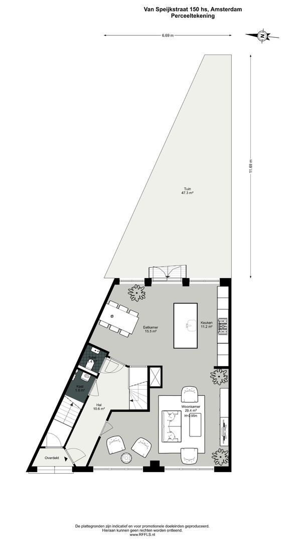 Van Speijkstraat 150 H, Amsterdam plattegrond-0