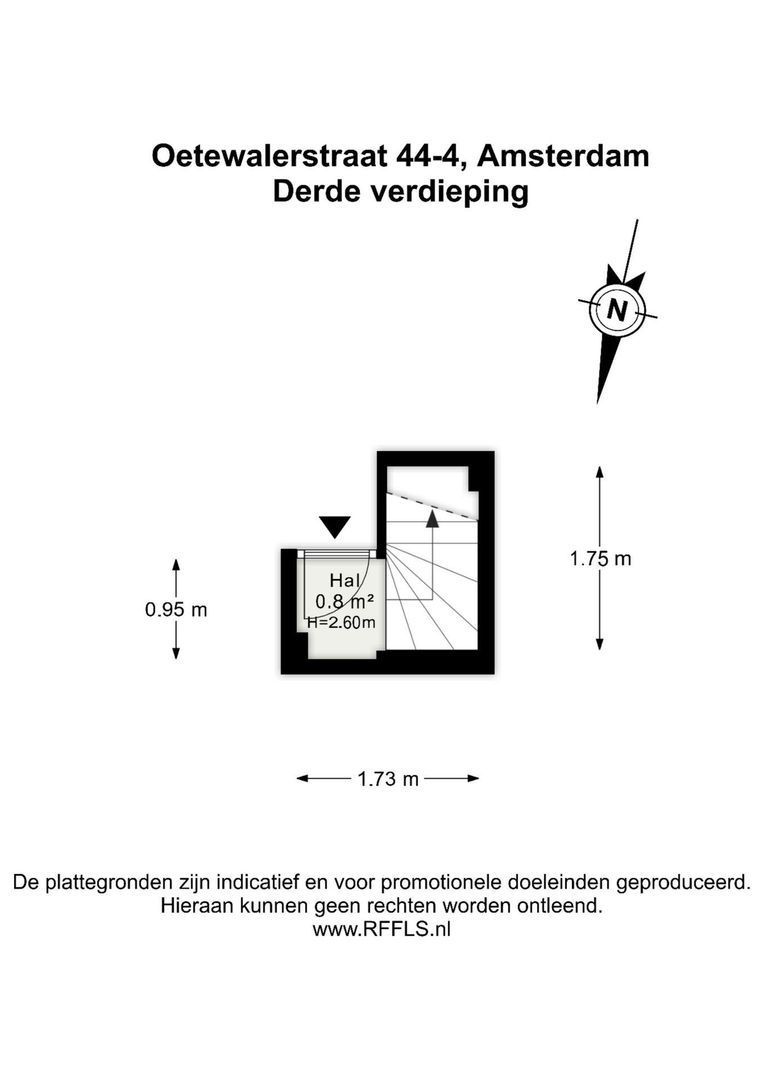 Oetewalerstraat 44 4, Amsterdam plattegrond-0
