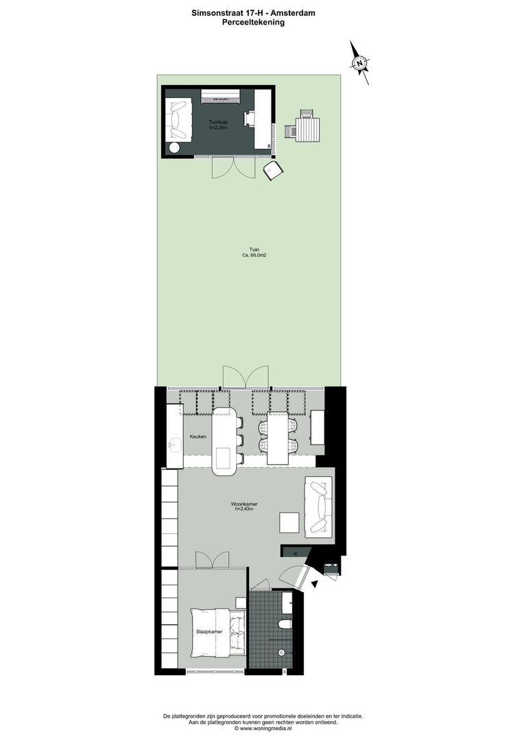 Simsonstraat 17 H, Amsterdam plattegrond-2