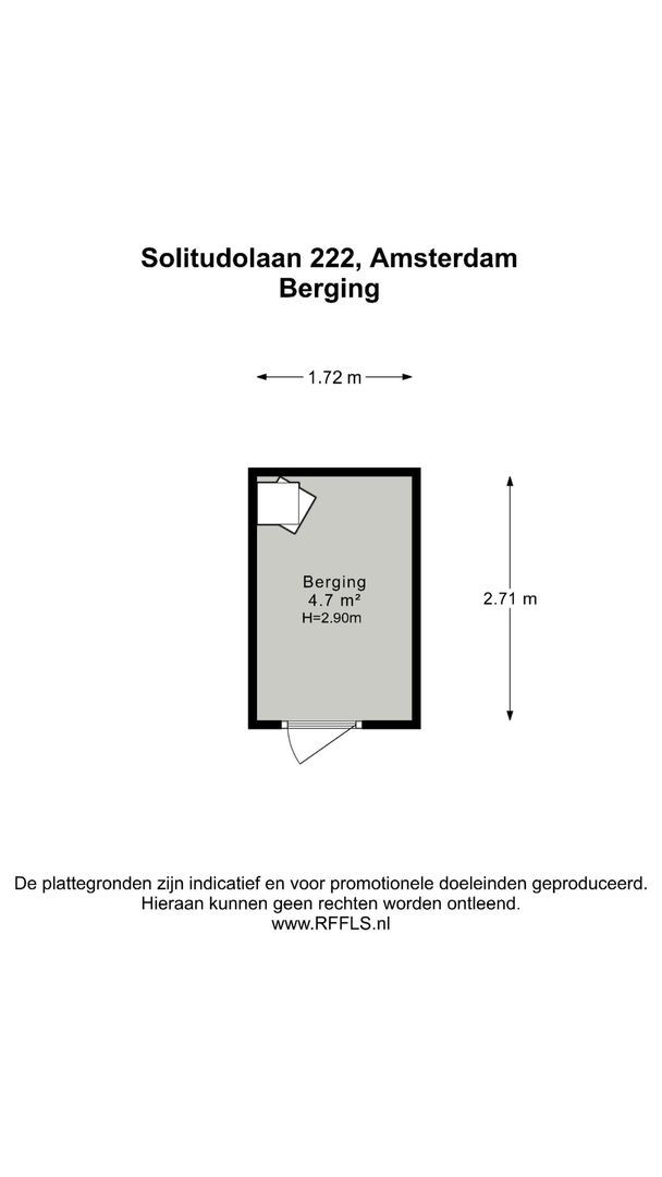 Solitudolaan 222, Amsterdam plattegrond-1