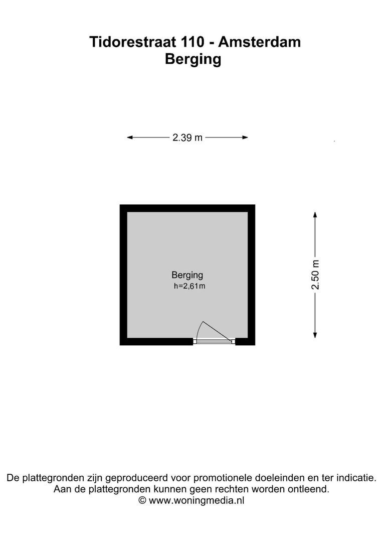 Tidorestraat 110, Amsterdam plattegrond-1