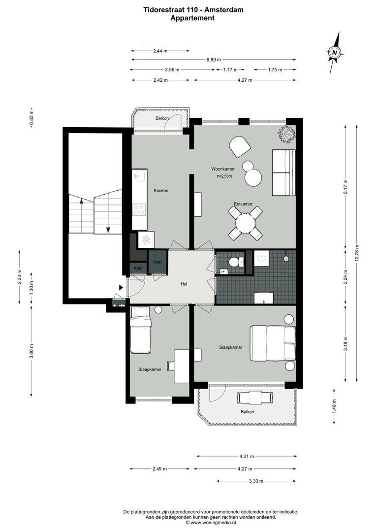 Tidorestraat 110, Amsterdam plattegrond-0