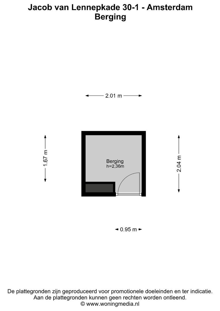 Jacob van Lennepkade 30 1, Amsterdam plattegrond-2