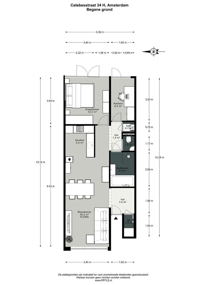 Celebesstraat 34 H, Amsterdam plattegrond-0