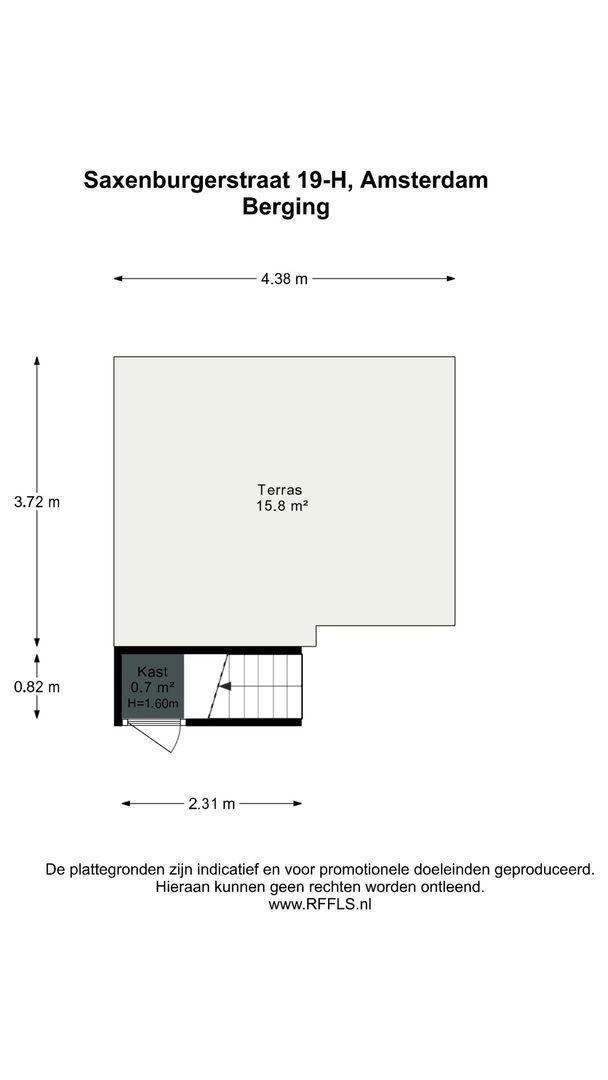 Saxenburgerstraat 19 H, Amsterdam plattegrond-2