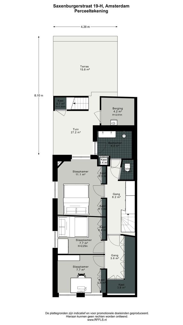 Saxenburgerstraat 19 H, Amsterdam plattegrond-3