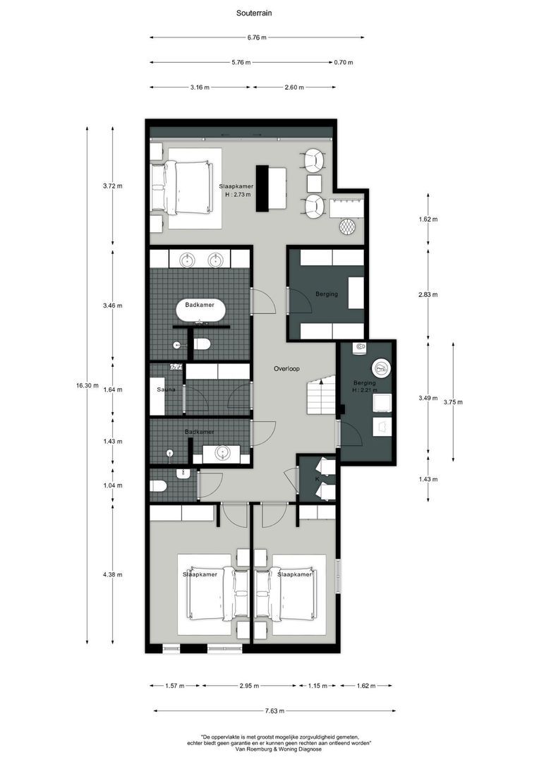 Waldeck Pyrmontlaan 8 H, Amsterdam plattegrond-2