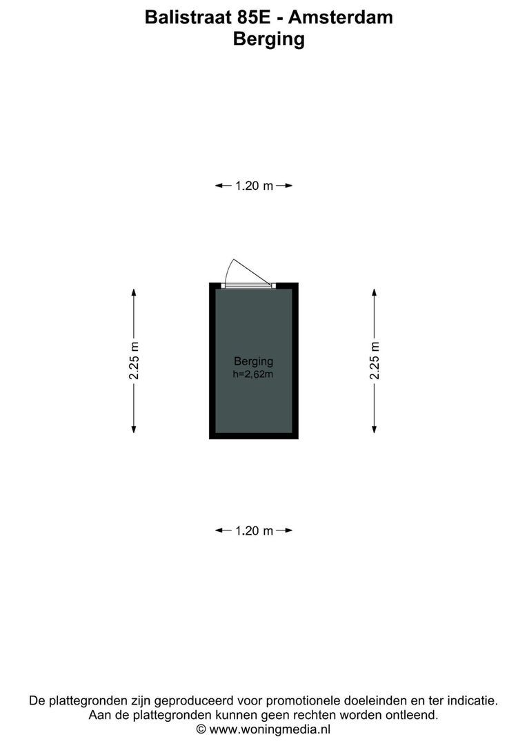 Balistraat 85 E, Amsterdam plattegrond-1