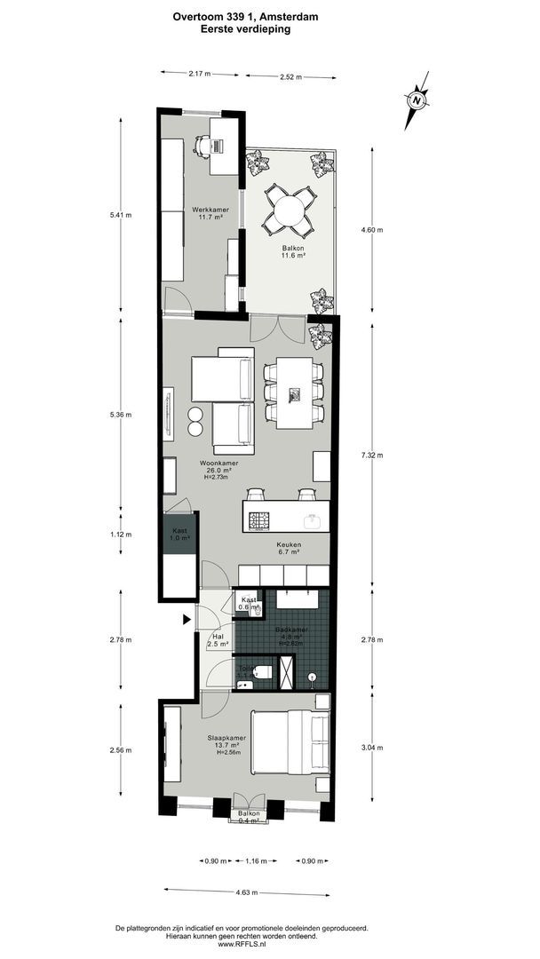 Overtoom 339 1, Amsterdam plattegrond-0