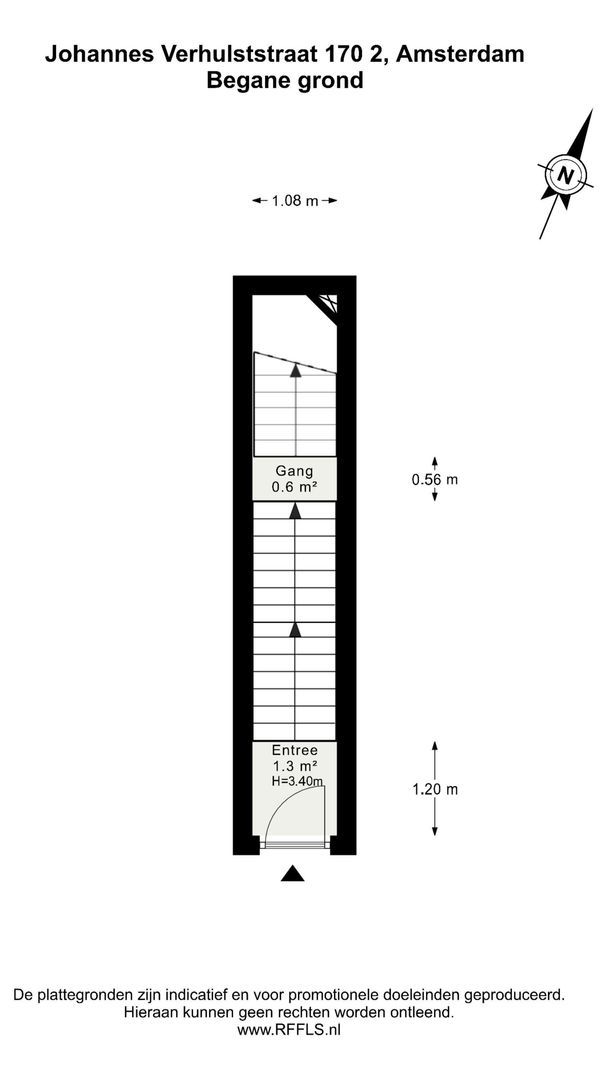 Johannes Verhulststraat 170 2, Amsterdam plattegrond-0
