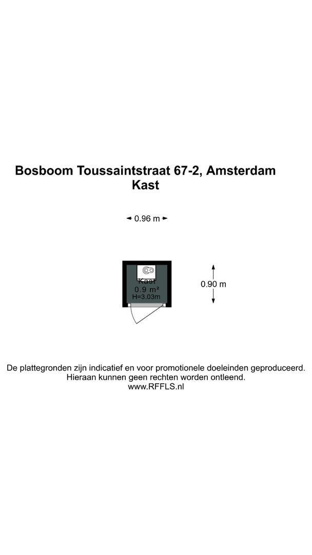 Bosboom Toussaintstraat 67 2, Amsterdam plattegrond-1