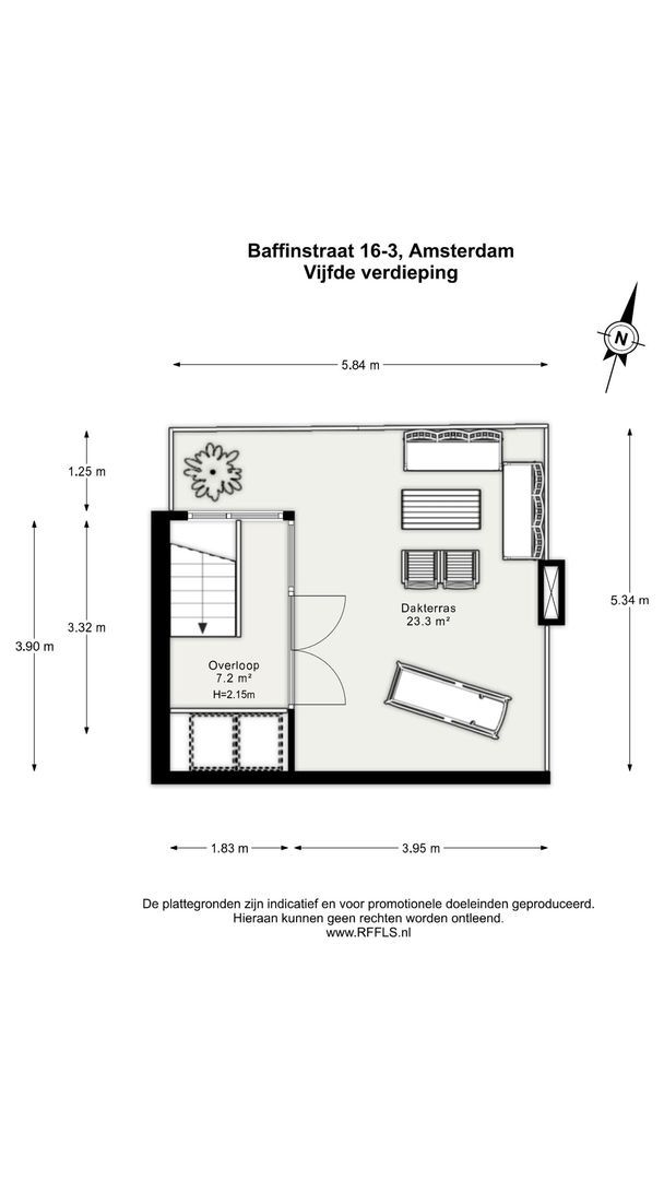 Baffinstraat 16 3, Amsterdam plattegrond-3