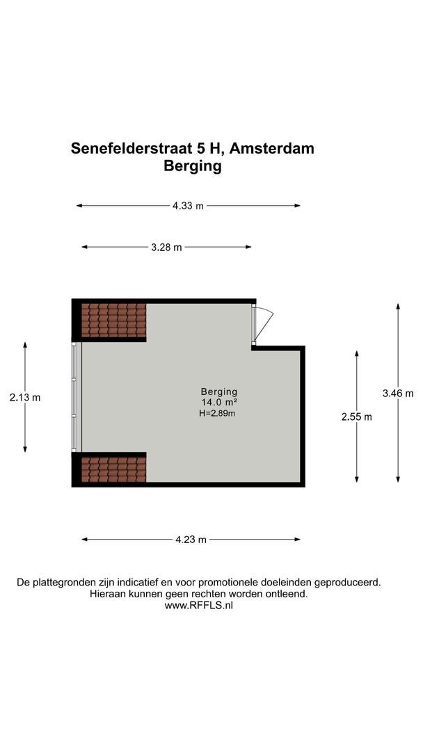 Senefelderstraat 5 H, Amsterdam plattegrond-2