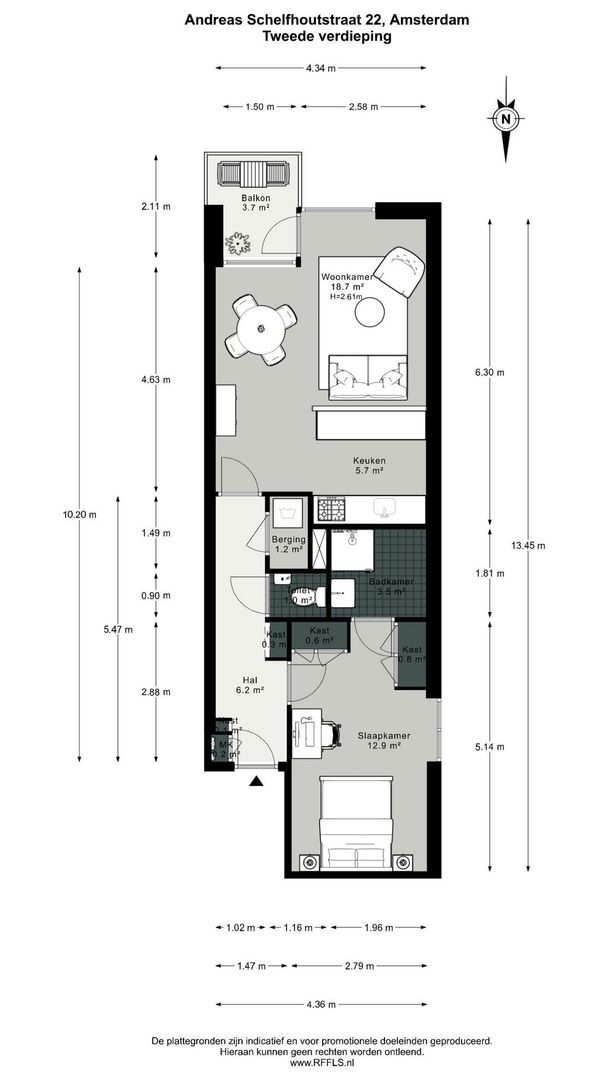 Andreas Schelfhoutstraat 22, Amsterdam plattegrond-0