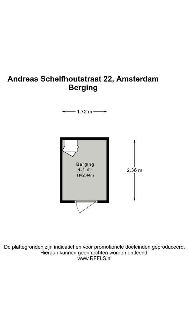 Andreas Schelfhoutstraat 22, Amsterdam plattegrond-1