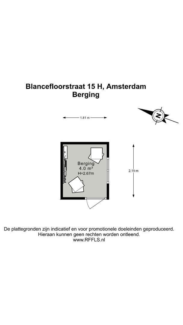 Blancefloorstraat 15 H, Amsterdam plattegrond-1