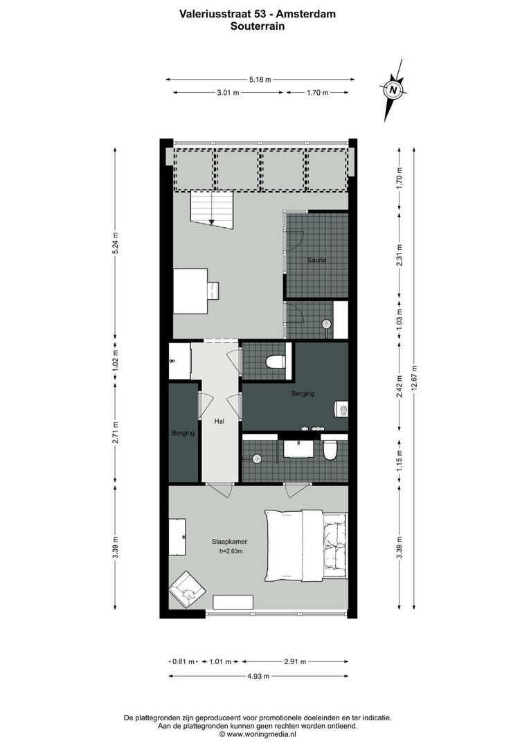 Valeriusstraat 53, Amsterdam plattegrond-0