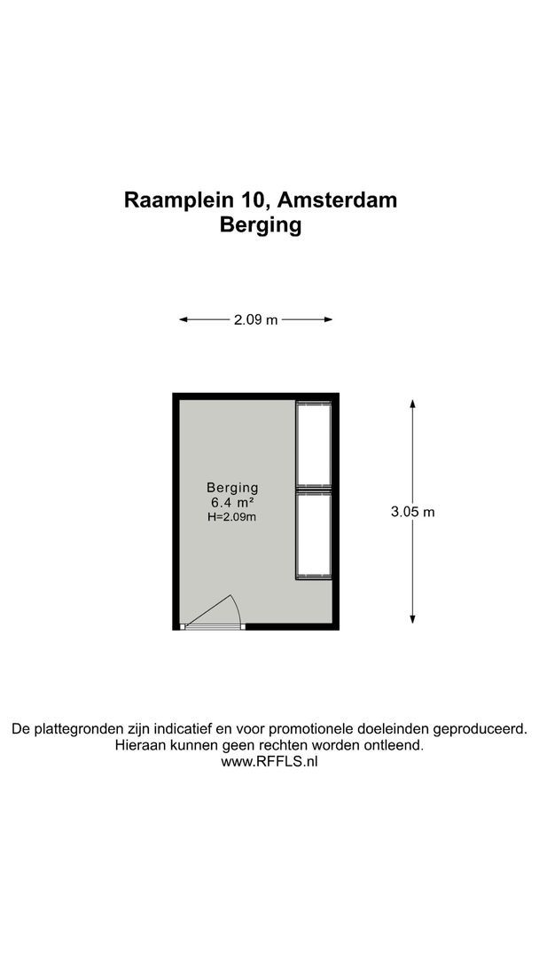 Raamplein 10, Amsterdam plattegrond-2