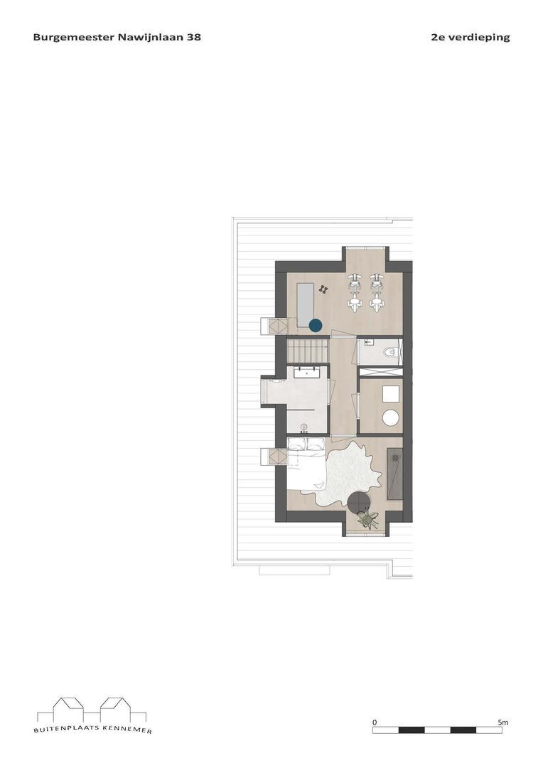 BUITENPLAATS KENNEMER 38, Zandvoort plattegrond-2