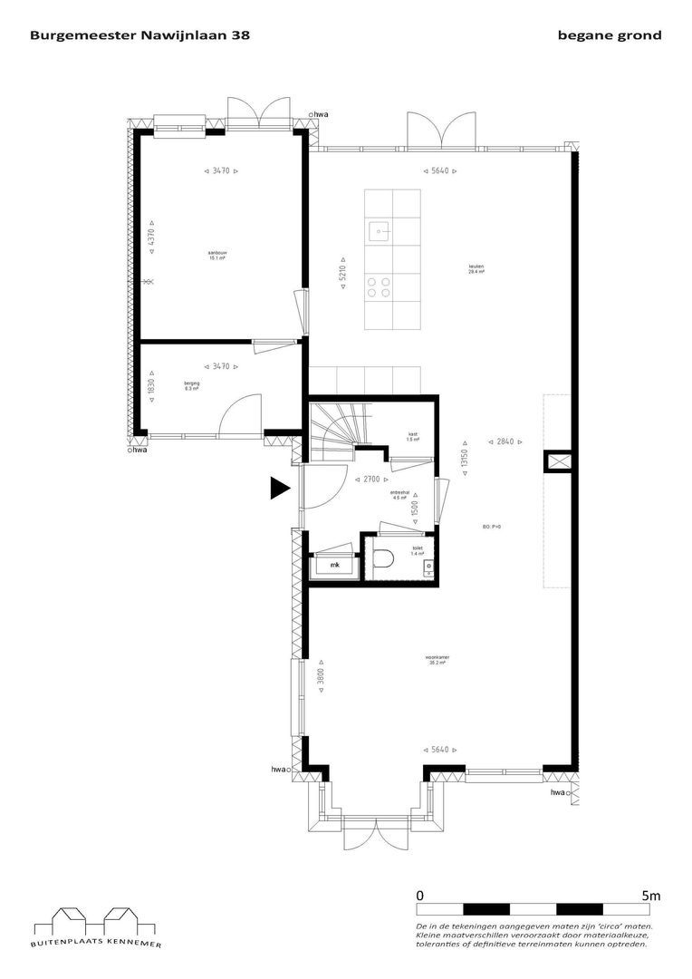 BUITENPLAATS KENNEMER 38, Zandvoort plattegrond-3