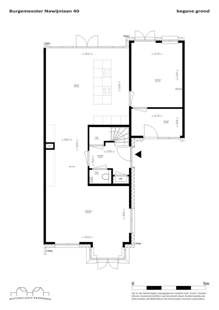 BUITENPLAATS KENNEMER 40, Zandvoort plattegrond-3