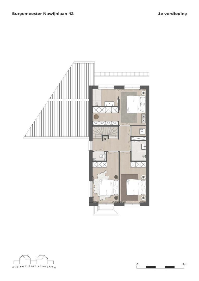 BUITENPLAATS KENNEMER 42, Zandvoort plattegrond-1
