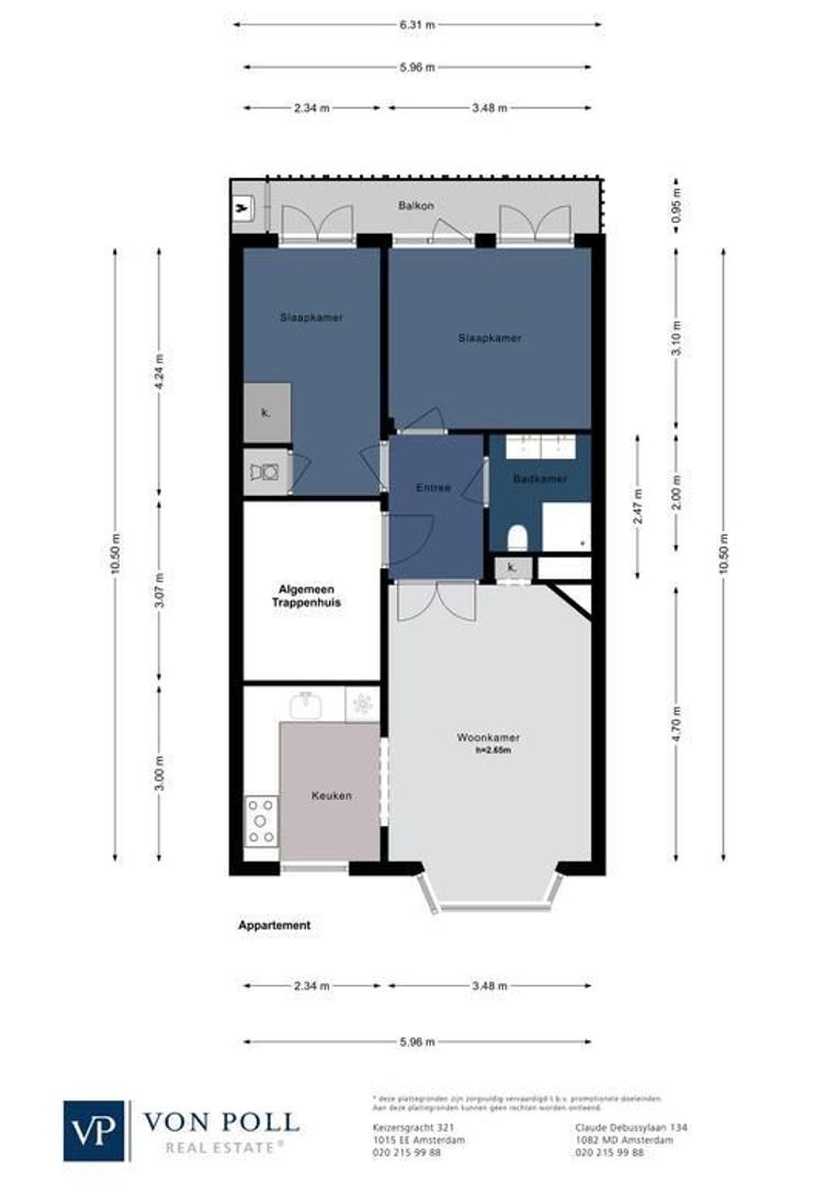 Curacaostraat 88 II, Amsterdam plattegrond-1